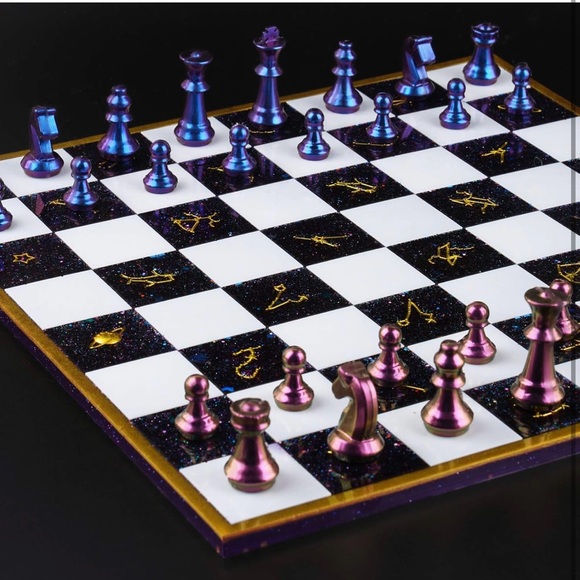 Chess piece silicone molds for resin casting pieces set 3D art DIY craft making - Picture 3 of 5